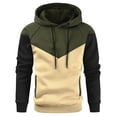 thumbnail image 1 of Sweat à Capuche Colorblock pour Hommes, Sport Décontracté, Manches Longues, 1 of 3