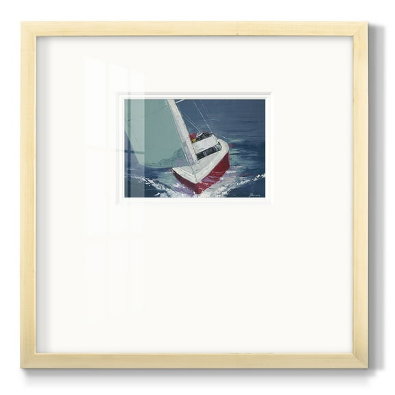 Day Sailing-Premium Framed Print