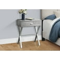 thumbnail image 7 of Monarch Specialties Accent Table, Side, End, Nightstand, Lamp, Living Room, Bedroom, Grey Laminate, 7 of 7