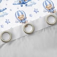 thumbnail image 4 of Homewish Cartoon Bear Curtains Pack of 2 (42x84 Each) for Child Boys Girls,Kawaii Plane Curtains Blackout,Blue Stars Print Bedroom Curtains,Ultra Soft Home Decor, 4 of 6