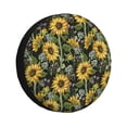 thumbnail image 1 of Fotbe Sunflowers Funda de Llanta de Repuesto con Estampado, Engrosada, Ajuste Universal para Jeep, Remolque, RV, SUV, Camión-16 inch, 1 of 6