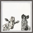 thumbnail image 3 of Marmont Hill Giraffe and Zebra II Framed Wall Art, 3 of 5