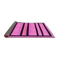 thumbnail image 2 of Ahgly Company Indoor Round Abstract Pink Modern Area Rugs, 8' Round, 2 of 4