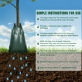 thumbnail image 2 of Nrnio Tree Watering Bags 20 Gallon, Slow Release Tree Bags for Watering, Heavy Duty Reusable PE Watering Bags with Zipper for New Planted, Transplanted, Established Trees (2 Pack), 2 of 7