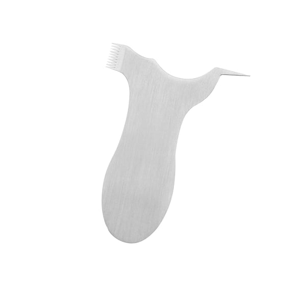 Separador de Pestañas Salvador Acero Inoxidable Portátil Limpieza de Pestañas Rizador Permanente plata T