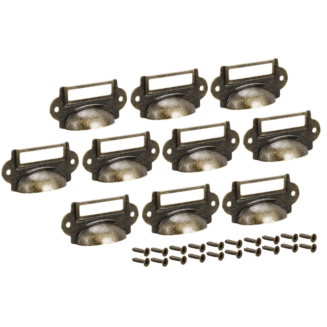 Cup Drawer Pull Kitchen Handles Bronze Tone, 57mm Hole Centers