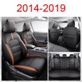 thumbnail image 3 of Juego completo de fundas de asiento de coche especiales personalizadas para Nissan Sentra 2014 a 2024, fundas protectoras de asiento de coche, cojines de cuero, accesorios para automóvil, 3 of 5