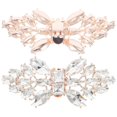 thumbnail image 3 of Zinc Alloy Removable Rhinestone Shoe Clips for Decoration 2Pcs, 3 of 4