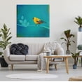 thumbnail image 4 of Stupell Industries Mid-Century Canary with Abstract Branch Canvas Art, 36 x 36, by Stacy D'Aguiar, 4 of 8