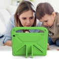 thumbnail image 6 of Allytech Fire HD 8 2021 Case, Fire HD 8 Plus Case 10th Gen 2020, Soft EVA Rubber Kids Friendly Drop Protection Shockproof Kickstand Handle Case Cover for Amazon All-new Kindle Fire HD 8 2020, Green, 6 of 6