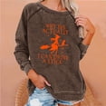 thumbnail image 1 of Meichang Chandails en Molleton pour Femmes Sans Capuche Manches Longues Col Rond Pull Confortable Mignon Graphique Automne Chandails en Molleton Légers Raglan, 1 of 4