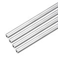 thumbnail image 1 of Uxcell 4Pcs 6063 Tubo Redondo de Aluminio 1 Pie de Longitud 0.195 Pulgadas ID 0.312 Pulgadas OD 8mm OD 4mm ID, 1 of 3