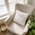 thumbnail image 7 of Deeceymbur Spring Theme Easter Bunny Cushion Cover Decorative Pillow Case for Sofa Chair Living Room Bedroom Home Holiday Festive Accent Decor, 7 of 7