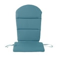 thumbnail image 5 of GDFSTUDIO Cartagena Outdoor Water Resistant Fabric Adirondack Chairs Set of 4, Dark Teal Frame, 5 of 7