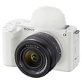 thumbnail image 4 of Sony ZV-E1 Mirrorless Camera (White) with FE 28-60mm Lens + SanDisk 128GB Card + Case + 3 Pieces Filter + ZeeTech Accessory Bundle International Version, 4 of 5