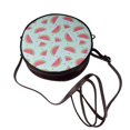 thumbnail image 4 of Lsque Watermelon Pattern Shoulder Bag – Microfiber Leather Crossbody with Detachable Strap & Handle Ring, Waterproof & Durable, Elegant Everyday Carry, 4 of 5