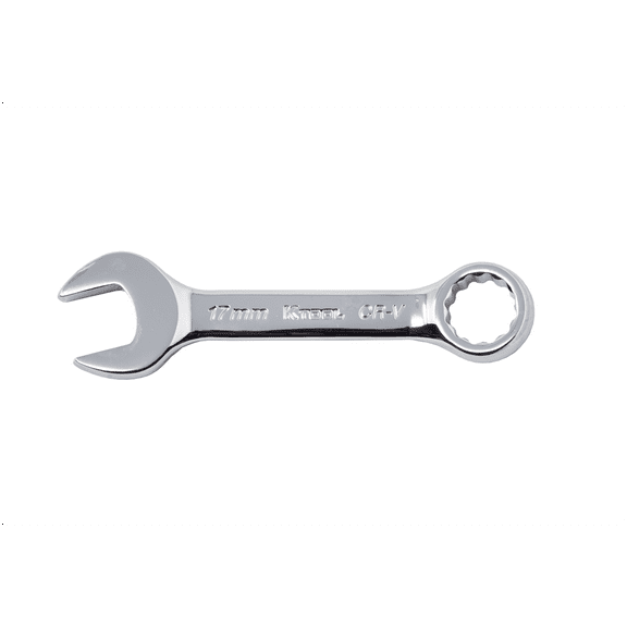 K Tool International Wrench 17mm Combination Short 12 Point 15 Degree