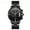 Black Strap_Silver Hands, variant on Classic Stainless Steel Watch for Men – Business Style, Water Resistant, Date Window