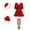 Red, variant on Women's Christmas Festive Holiday Party Outfit For Adults Santa Performance Dress For Xmas Celebrations And Events Mens Pants Grey Adults Punk Gothic Clothing Hood Brown Dress Green Small Altar S Red
