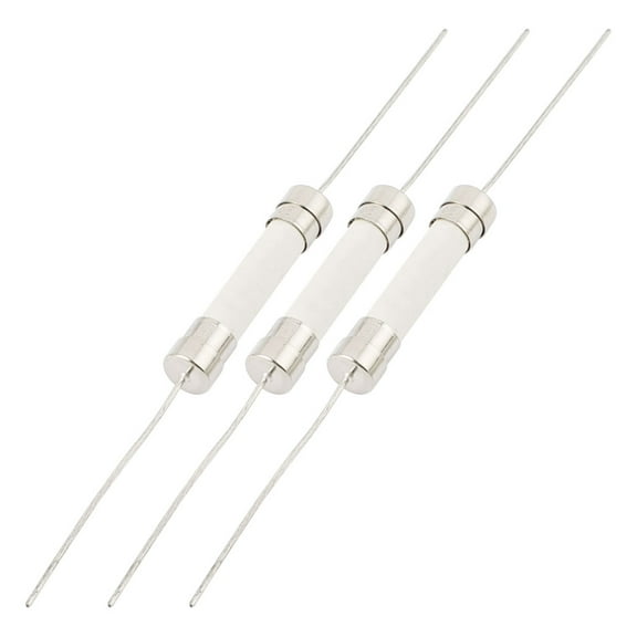 3Pcs 250V 10A 6mm x 30mm Fast-blow Acting Axial Ceramic Fuse