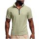 thumbnail image 2 of Ceisia Men's Casual Striped Half Button Round Neck Pullover with Pocket Daily Fashion Top Gift, 2 of 6