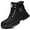 Black, variant on Steel Toe Boots for Women Safety Boots Men Indestructible Composite Toe Boots Lightweight Construction Work Shoes