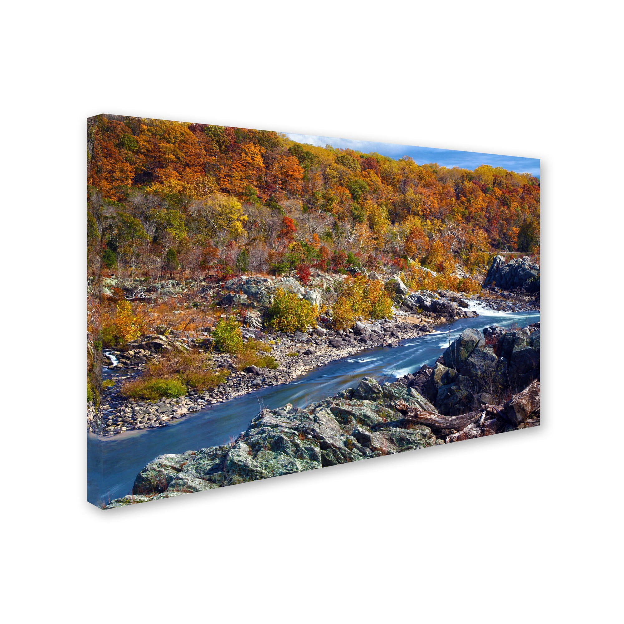 "Potomac Autumn" Canvas Art by CATeyes