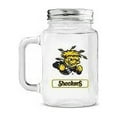 thumbnail image 2 of Wichita State Shockers Mason Jar Glass With Lid, 2 of 2