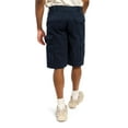 thumbnail image 2 of G-Style USA Men's Relaxed Fit Belted Cargo Shorts - Solid Navy - 46, 2 of 6