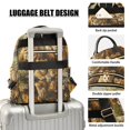 thumbnail image 4 of JIALIOU Mini Backpack Purse for Women Quilted Casual Daypack Small Travel Shoulder Bag, Lion Family Sitting by Water, 4 of 7