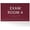 Burgandy, variant on 6" X4" Exam Room 4 Sign- Tactile Graphics Grade 2 Braille Text | Modern Utility Wall Mount ADA Compliant Plastic Signs For Schools, Offices, Businesses, Apartments & Restaurants