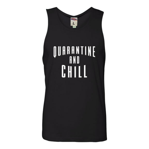 Adult Quarantine And Chill Sleeveless Tank Top Cotton T-Shirt
