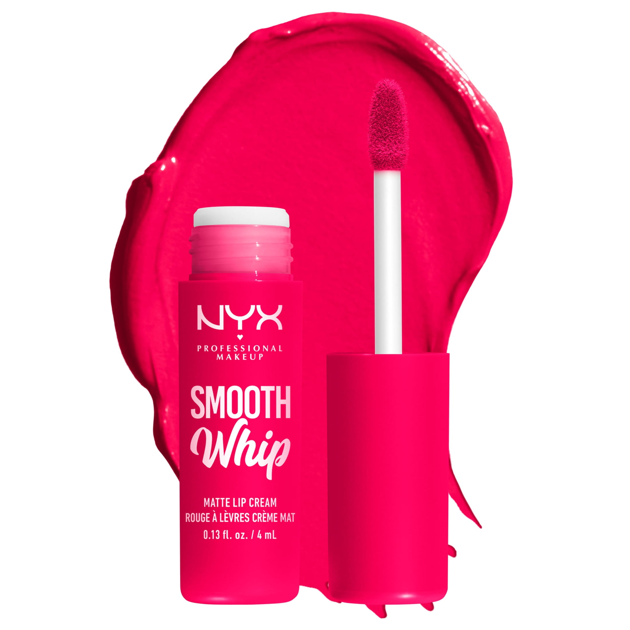 NYX Professional Makeup Smooth Whip Matte Lip Cream, Long Lasting Liquid Lipstick, Pillow Fight