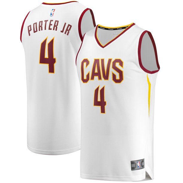 Kevin Porter Jr Cleveland Cavaliers Fanatics Branded Youth Fast Break Replica Jersey White Association Edition Walmart Com Walmart Com