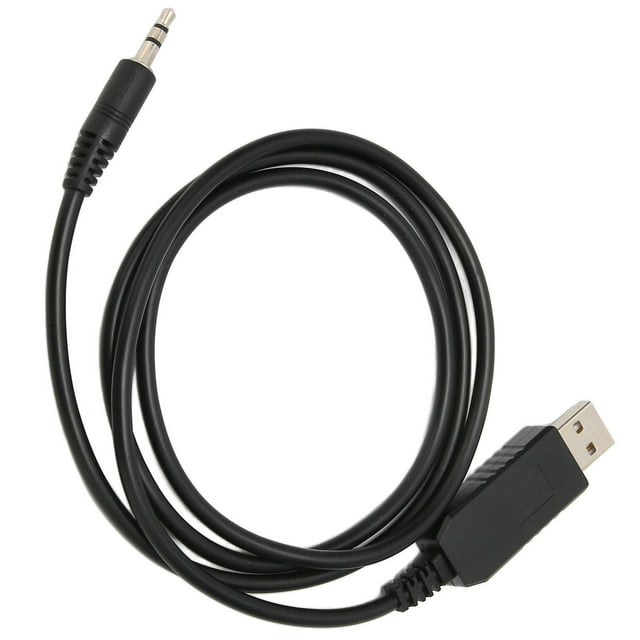 Car Radio Programing Cable, USB Programing Cord Stable Efficient PVC Wire Plug and Play for KT-8900R for Laptop for KT-980PLUS