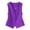 Purple, variant on Women's Waistcoat Vest V Neck Button Down Blazer Jacket (RD1 S)