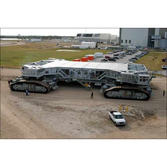 24"x36" Gallery Poster, space shuttle Crawler-transporter No.2 (Franz)