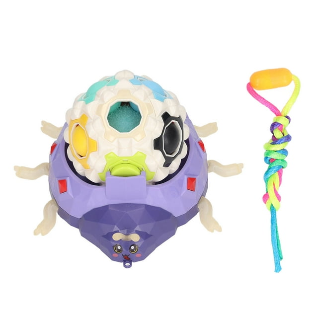 Rotating Puzzle Ball Toy, Muscle Massage Relieve Anxiety Ball Puzzle Game Color Change Shape For Home Play Yellow,Blue