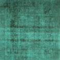 thumbnail image 1 of Ahgly Company Indoor Square Persian Turquoise Blue Traditional Area Rugs, 4' Square, 1 of 4