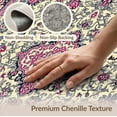 thumbnail image 5 of ODIKA Rose Medallion Floral Vintage Ornamental With Mauve Corner Motifs Pet Friendly & Kids Safe Play for Playroom, Bedroom, Reading Nook, 5 of 6