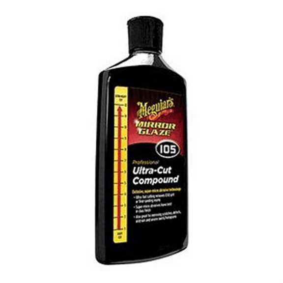 Meguiar's M10508 Mirror Glaze Ultra-Cut Compound 8 Fluid Ounces 1 Pack