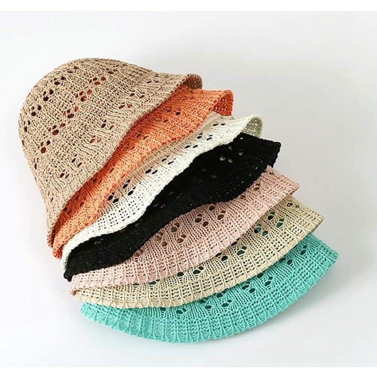 YooGuoGuo Bucket Hat for Women Crochet Wide Brim Sun  display picture 1