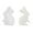 F, variant on Cute Rabbit Shape Scented Candle Silicone Mold for DIY Plaster Animal Ornament Valentine Day Craft Kit Home Decor Romantic Gift Idea for Couples Friends Family Bathroom Bedroom Table Centerpiece