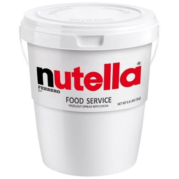 Nutella Chocolate Hazelnut Spread, Bulk Size for Food Service (3kg) 6.6 lb Tubs, 2pk