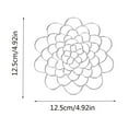 thumbnail image 3 of Arreglo floral con diseño de plancha de horno lacada, soporte decorativo para plancha de horno, decoración moderna y elegante para cocina, marco de metal plegable y portátil, acabado lacado, 3 of 5