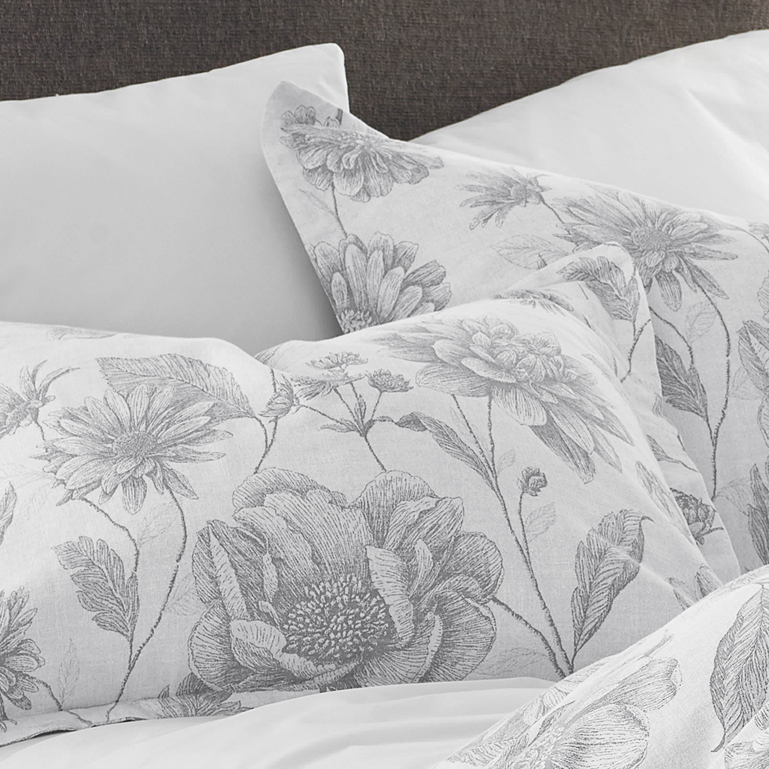 Martex EcoPure 3-Piece Organic Cotton Meadow Walk Print Comforter Set, Full/Queen – Comfort Wash