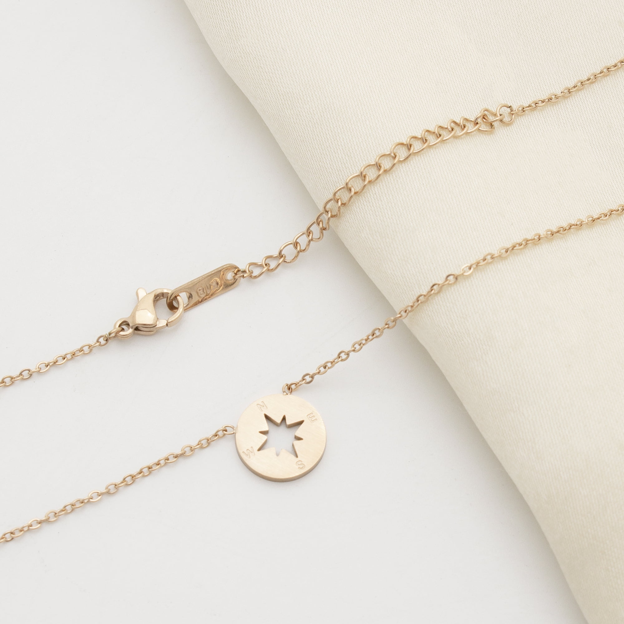 Anavia Graduation Gift for Her - High School | College Graduation Gift - 2021 Graduation Gifts for Daughter - Stainless Steel Compass Necklace