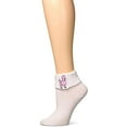 thumbnail image 2 of amscan unisex adult Hop Socks, White US, 2 of 2
