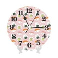 thumbnail image 7 of Kdxio Clock number Print Wall Clock,10 Inch Battery Operated Wall Clocks,Silent Non Ticking Small Analog Clock for Living Room,Office,Home,Bedroom,Kitchen,Bathroom, 7 of 7