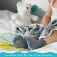 thumbnail image 4 of Debra Weitzner Non-Slip Toddler Socks With Grips for Baby Boys and Girls - Anti-Slip Crew Socks for Infant's and Kids, 12 Pairs, 4 of 8